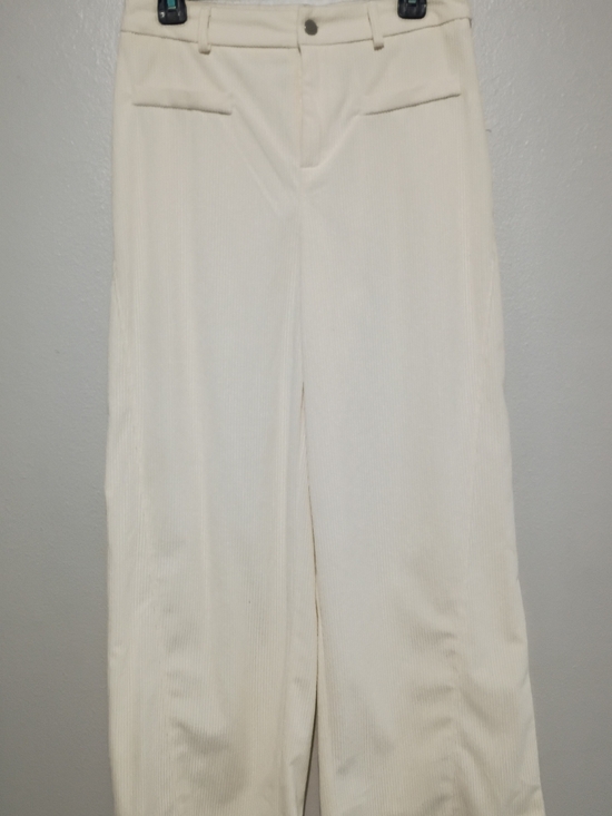 SHEIN Pants - SHEIN Cream Wide Leg Women's Trousers